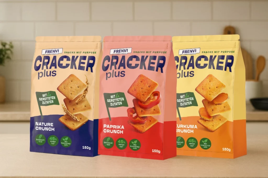 CrackerPlus aus upgecycletem Biertreber